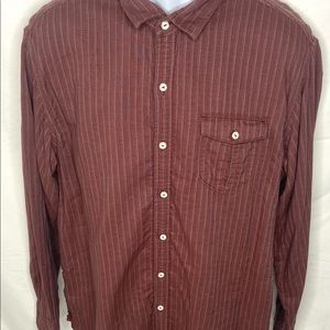 Tommy Bahama stripped Jean shirt men’s size XL